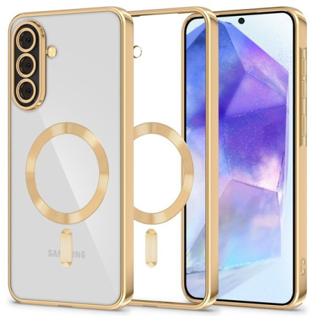 Чехол Tech-Protect MagFlex MagSafe для Samsung Galaxy A56 5G - Transparent Gold