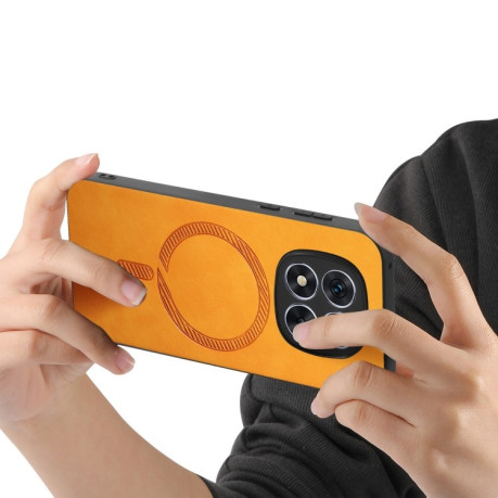 Чохол Solid Color Retro Magsafe для Xiaomi для Xiaomi Redmi Note 14 Pro+ 5G - жовтий