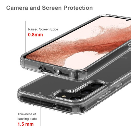 Акриловый противоударный чехол HMC для Samsung Galaxy S23 5G - прозрачный