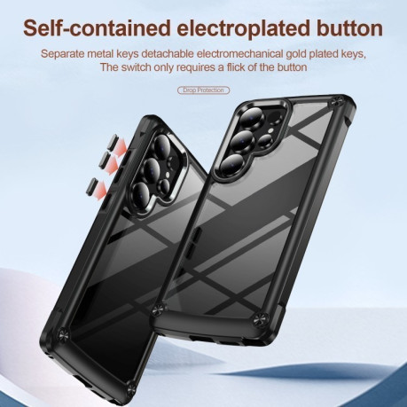 Протиударний чохол Lens Protection для Samsung Galaxy S25 Ultra 5G - чорний