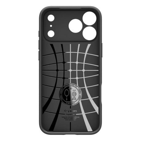 Оригінальний чохол Spigen Liquid Air на iPhone 17 Pro Max - Matte Black