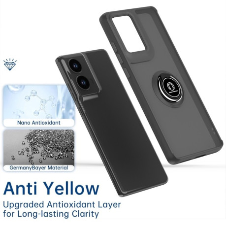 Противоударный чехол Q Shadow 1 Series TPU + PC на Motorola Moto G85 - зеленый