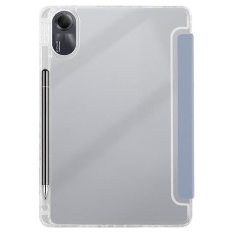 Чехол-книжка Clear Acrylic Demation Leather для Xiaomi Redmi Pad SE 11 2025 / Pad 2 - фіолетовий