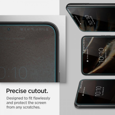 Комплект захисного скла Spigen Glas.Tr &quot;EZ Fit&quot; для Samsung Galaxy S22