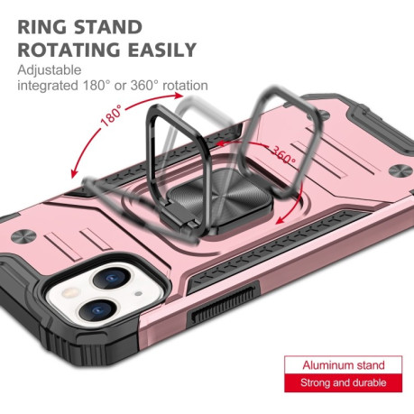 Противоударный чехол Magnetic Armor для iPhone 13 mini - розовое золото