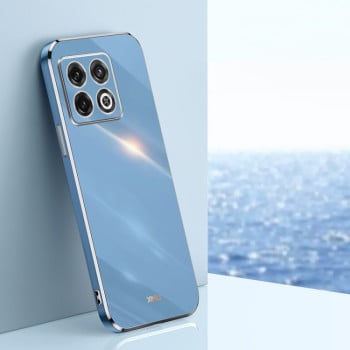 Противоударный чехол XINLI Straight Edge для OnePlus 10 Pro - синий