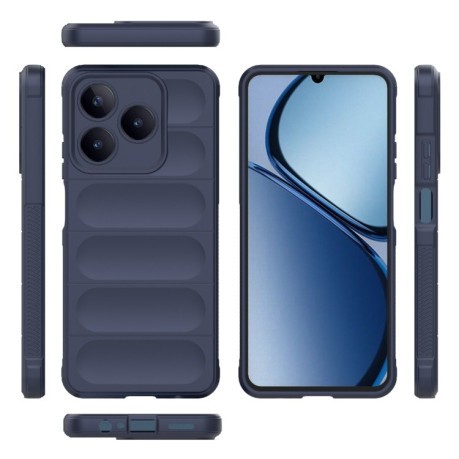 Силиконовый чехол Magic Flannel для Realme C63 - синий