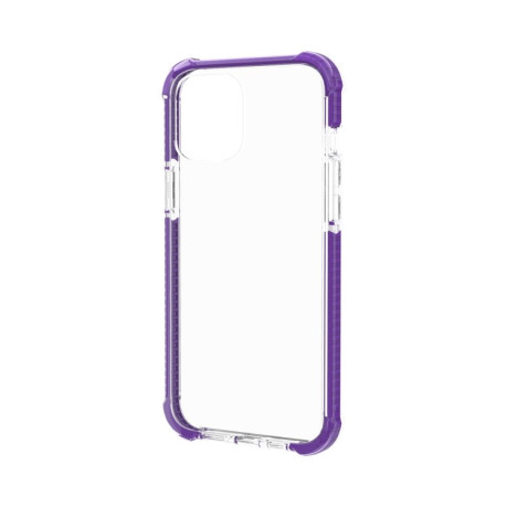 Противоударный акриловый чехол Four-corner на iPhone 13 Pro Max - фиолетовый