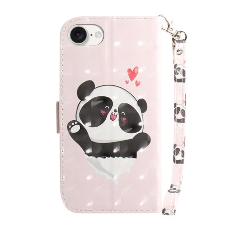 Чехол-книжка 3D Painting для iPhone 16e - Panda