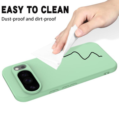 Силіконовий чохол Solid Color Liquid Silicone на Google Pixel 10 Pro XL - зелений