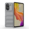 Силиконовый чехол Magic Flannel для Vivo Y36 4G - серый