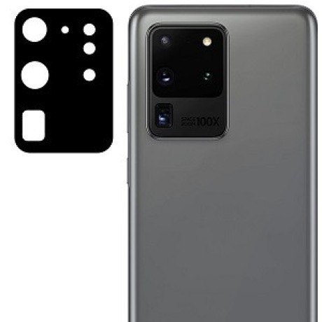 Гибкое Защитное стекло на камеру 0.18mm для Samsung Galaxy S20 Ultra - черное