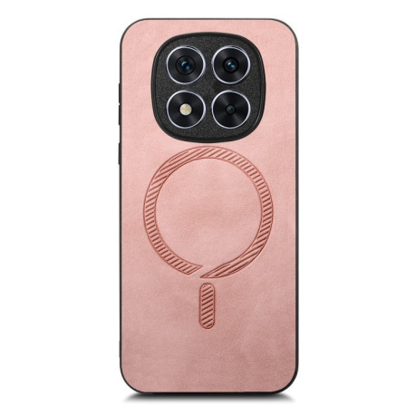 Чохол Solid Color Retro Magsafe для Xiaomi для Xiaomi Redmi Note 14 Pro+ 5G - рожевий