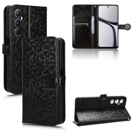 Чохол-книжка Honeycomb Dot для Realme C65 4G - чорний