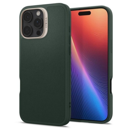 Оригинальный чехол Spigen Cyrill Kajuk (Magsafe) для iPhone 16 Pro Max - Green