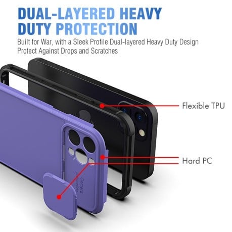 Противоударный чехол Cover Design для iPhone 11 - фиолетовый