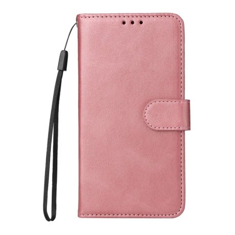 Чохол книжка Classic Calf Texture для OPPO Reno11 F Global / F25 Pro Global - рожеве золото