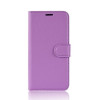 Чохол-книжка Litchi Texture на Realme 5 Pro - фіолетовий