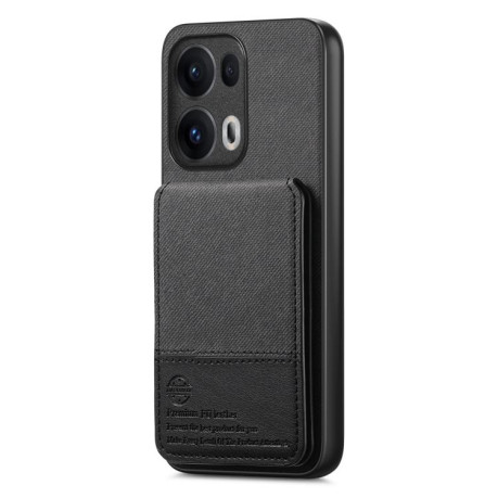 Чохол Twill Fabric Leather Vertical Flip RFID  для OPPO Reno13 Pro Global - чорний