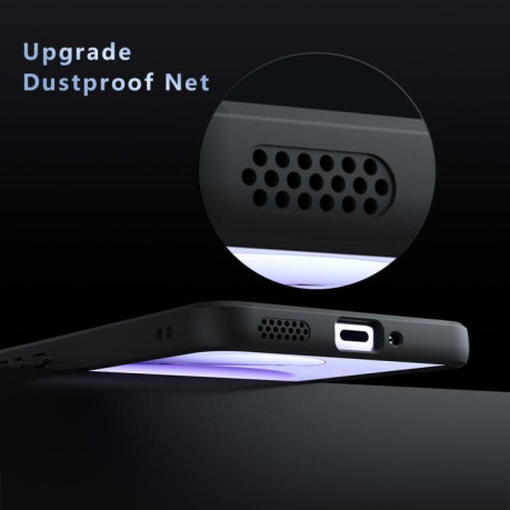 Противоударный чехол Armor Precise Hole PC Hybrid TPU для OPPO Reno13 F 5G - черный
