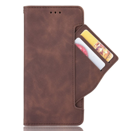 Чехол-книжка Skin Feel Calf на Samsung Galaxy M52 5G - коричневый