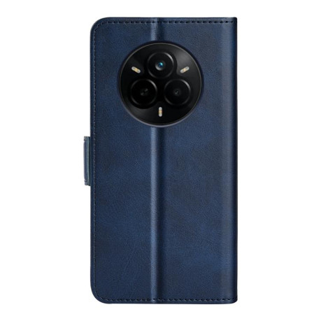 Чохол-книжка Dual-side Magnetic Buckle для Realme 14 Pro+ - синій