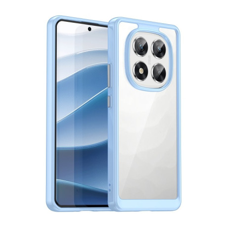 Протиударний чохол Colorful Acrylic Series для Xiaomi Redmi Note 14 Pro 5G/Poco X7 - синій