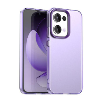 Чохол Candy Series гібрид з посиленими бортиками на OPPO Reno13 Pro 5G Global - фіолетовий