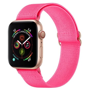 Ремінець Polyester Nylon для Apple Watch 10 46mm/Ultra 49mm / Series 8/7 45mm / 44mm / 42mm/45mm/44mm/42mm - пурпурно-червоний
