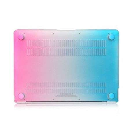 Пластиковый Чехол Rainbow Series Pink Blue для Macbook 12