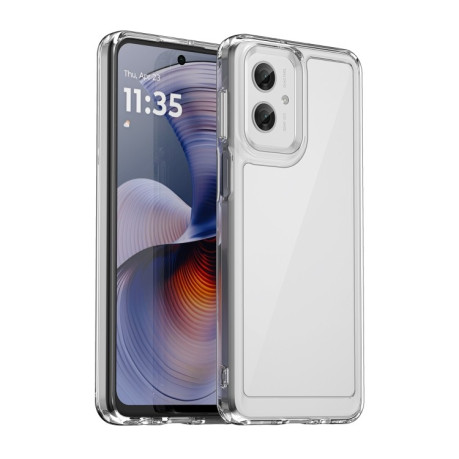 Противоударный чохол Colorful Acrylic Series для Motorola Moto G55 5G - прозрачный