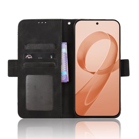 Чехол-книжка Skin Feel Calf для Xiaomi Redmi K90 Pro Max 5G / Poco F8 Ultra — чёрный