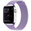 Браслет із нержавіючої сталі Milanese Loop Magnetic для Apple Watch 10 46mm/Ultra 49mm / Series 8/7 45mm / 44mm / 42mm- світло-фіолетовий