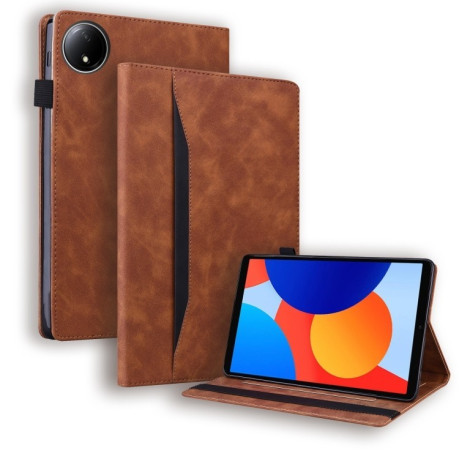 Чохол-книжка Splicing Series для Xiaomi Redmi Pad SE 8.7 4G - коричневий
