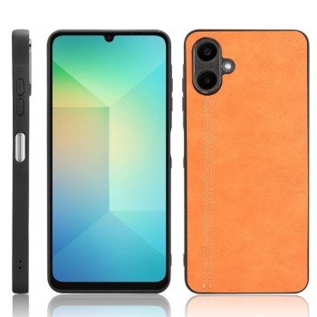 Ударозахисний чохол Sewing Cow Pattern для Samsung Galaxy A06 4G - жовтий