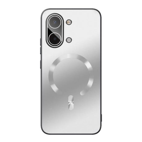 Чехол Escase с защитой камеры для Redmi Turbo 5 Max / Poco X8 Pro Max — серебристый