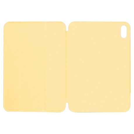 Магнитный чехол-книжка Ultra-thin Non-buckle на iPad mini 6 - желтый