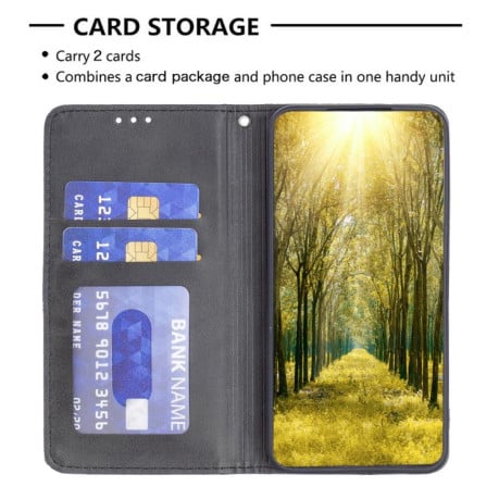 Чехол-книжка Rhombus Texture на Xiaomi Redmi A5 4G 171.7mm - черный