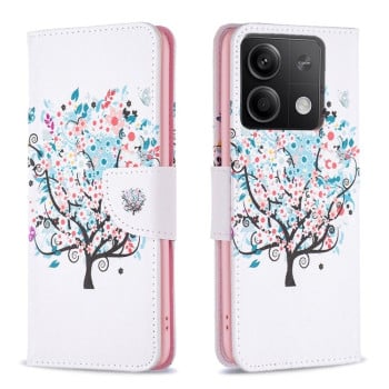 Чохол-книжка Colored Drawing Pattern для Xiaomi Redmi Note 13 4G - Tree