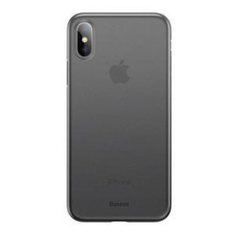 Чехол Baseus WingUltra-Thin Frosted PP Case на iPhone XS Max  прозрачно-черный