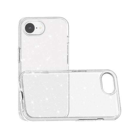 Протиударний чохол Terminator Style Glitter для iPhone 16e - білий