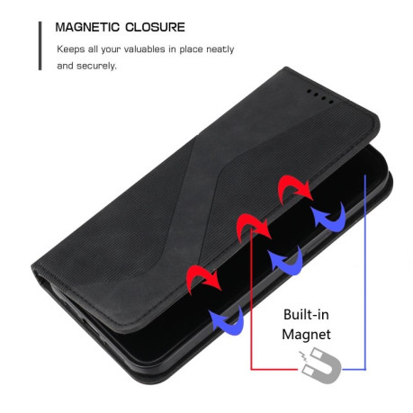 Чехол-книжка Skin Feel S-type для Xiaomi Redmi Note 11 Pro 5G (China)/11 Pro+ - черный