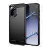 Чехол Brushed Texture Carbon Fiber для OnePlus Ace 6 5G — чёрный
