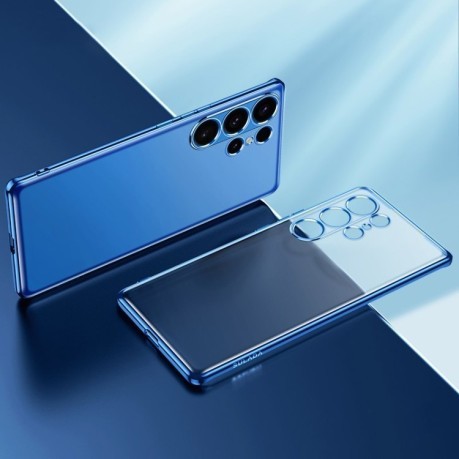 Чохол SULADA Electroplating Frosted TPU на Samsung Galaxy S24 Ultra - синій