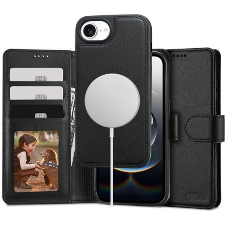 Чехол-книжка Tech-Protect Wallet MagSafe для iPhone 16e Case - black