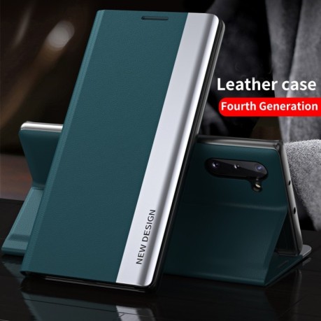 Чехол-книжка Electroplated Ultra-Thin для Samsung Galaxy A13 4G - зеленый