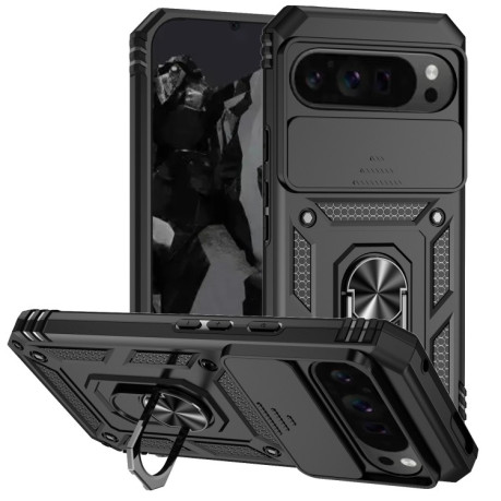 Противоударный чехол Sliding Camshield для Google Pixel 9 Pro  - черный