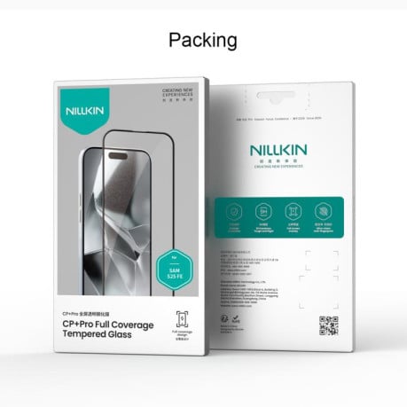 3D Защитное стекло NILLKIN CP+Pro 9H Explosion-proof на Samsung Galaxy S25 FE 5G - черное
