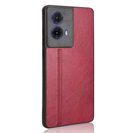 Ударозащитный чехол Sewing Cow Pattern для Motorola G85 5G / S50 Neo 5G - красный