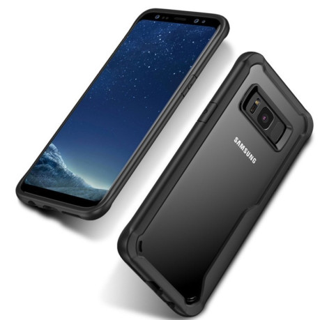 Протиударний силіконовий чохол з бампером на Samsung Galaxy S8+/G955-чорний